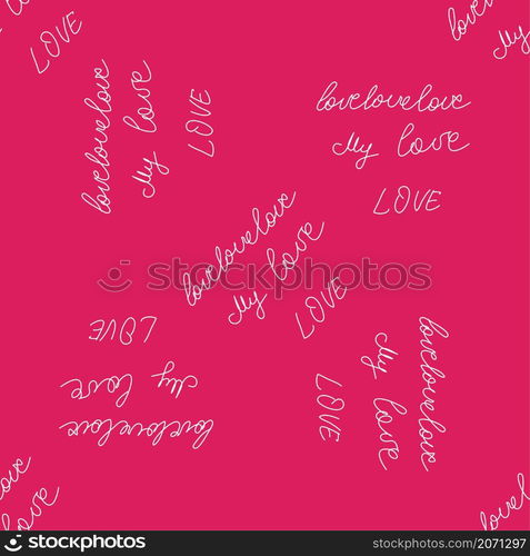 love you hearts elegant seamless pattern, romantic pattern. wallpaper, textiles packaging scrapbooking. love you hearts romantic pattern illustration isolated on white. black and white seamless pattern for wallpaper, textiles, packaging, scrapbooking, foil stamping.