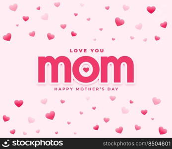 love you mom mothers day heart greeting