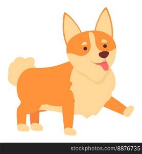 Lovely corgi icon cartoon vector. Royal canine. Puppy breed. Lovely corgi icon cartoon vector. Royal canine
