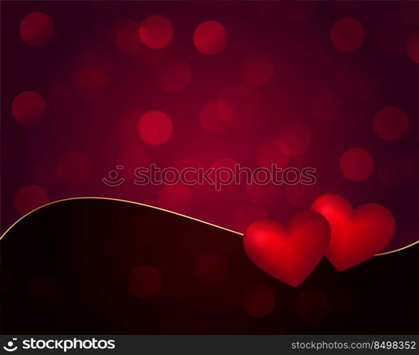 lovely hearts background for valentines day
