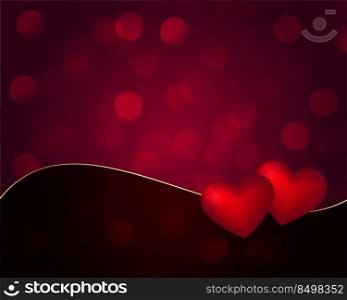 lovely hearts background for valentines day