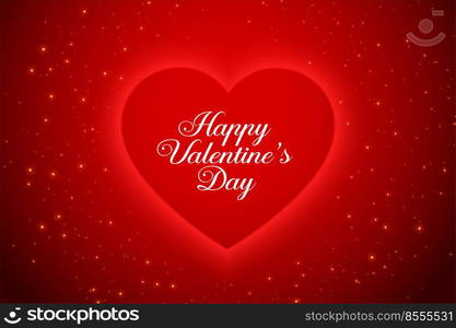 lovely red valentines day sparkles background design