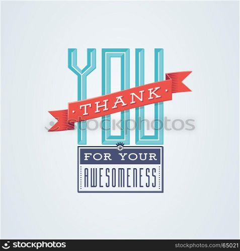 Lovely Thank You card design with a vintage touch to help you express your gratitude in style