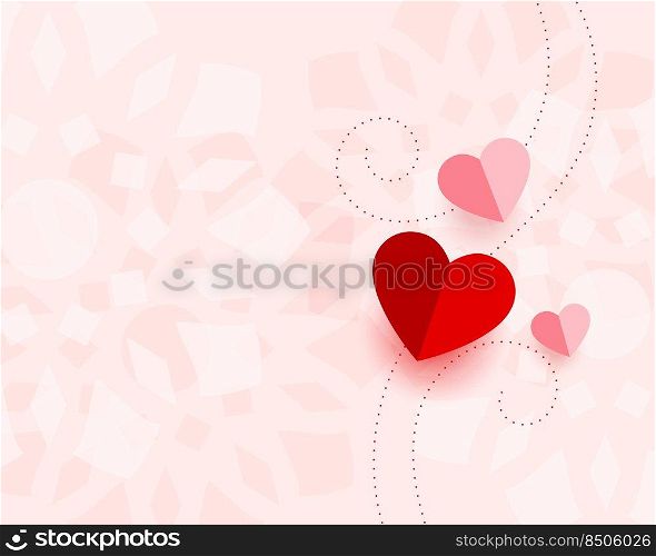 lovely valentines day card design with text space