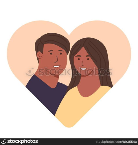 Loving couple. Man and woman lovers. Symbol of love, family and unity. Flat Isolated vector illustration. mobile phone dating app. Loving couple. Man and woman lovers. Symbol of love, family and unity. Flat Isolated vector illustration. mobile phone dating app.