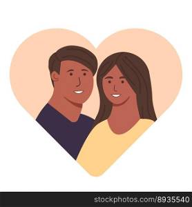 Loving couple. Man and woman lovers. Symbol of love, family and unity. Flat Isolated vector illustration. mobile phone dating app. Loving couple. Man and woman lovers. Symbol of love, family and unity. Flat Isolated vector illustration. mobile phone dating app.