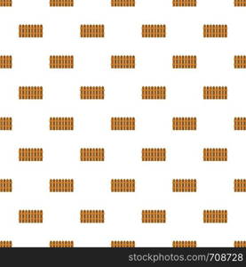 Low fence pattern seamless in flat style for any design. Low fence pattern seamless