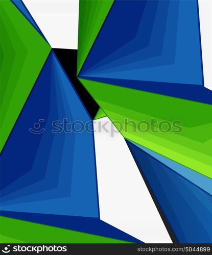 Low poly geometric 3d shape background. Low poly geometric 3d shape futuristic modern background. Vector blank template for your text or design