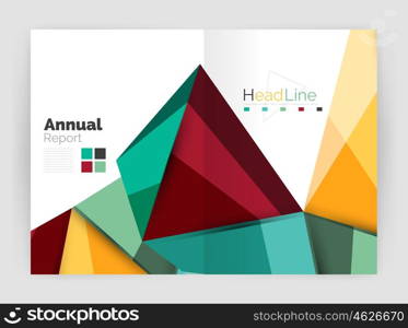 Low poly triangle business background. Low poly triangle abstract background