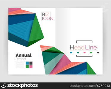 Low poly triangle business background. Low poly triangle abstract background