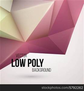 Low poly triangular background. Design element. Vector illustration EPS 10. Low poly triangular background. Design element. Vector illustration
