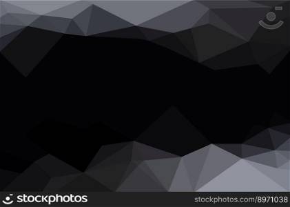 Low polygon background vector image