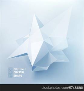 Low polygon geometry shape. Vector illustration EPS 10. Low polygon geometry shape. Vector illustration