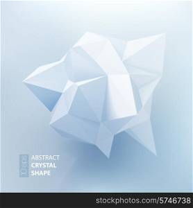 Low polygon geometry shape. Vector illustration EPS 10. Low polygon geometry shape. Vector illustration