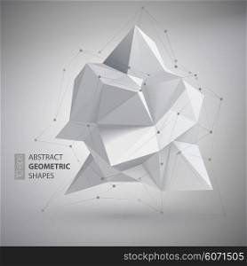 Low polygon geometry shape. Vector illustration. Low polygon geometry shape. Vector illustration EPS10