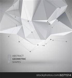 Low polygon geometry shape. Vector illustration. Low polygon geometry shape. Vector illustration EPS10