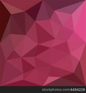 Low polygon style illustration of a begonia pink abstract geometric background.. Begonia Pink Abstract Low Polygon Background