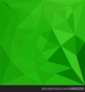 Low polygon style illustration of a bittter lemon green abstract geometric background.. Bitter Lemon Green Abstract Low Polygon Background