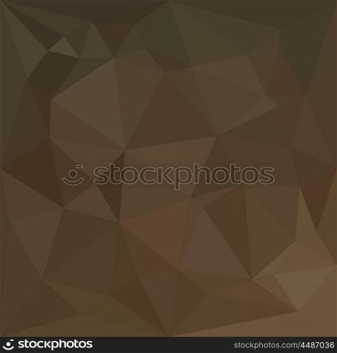 Low polygon style illustration of a blast off bronze abstract geometric background.. Blast Off Bronze Abstract Low Polygon Background