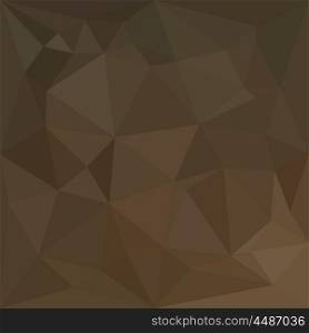 Low polygon style illustration of a blast off bronze abstract geometric background.. Blast Off Bronze Abstract Low Polygon Background