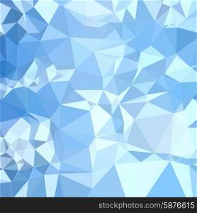 Low polygon style illustration of a blizzard blue abstract geometric background.. Blizzard Blue Abstract Low Polygon Background