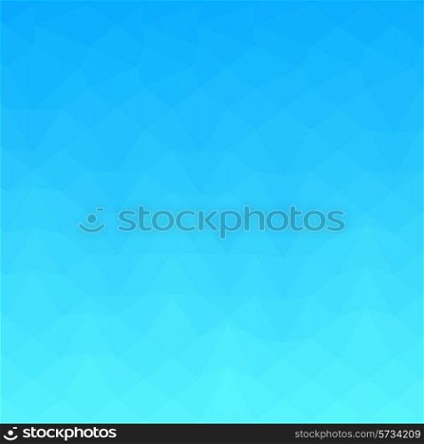 Low polygon style illustration of a blue abstract background.. Blue Sky Abstract Low Polygon Background