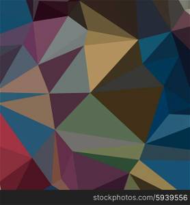 Low polygon style illustration of a blue sapphire abstract geometric background.. Blue Sapphire Abstract Low Polygon Background