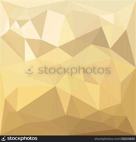 Low polygon style illustration of a burlywood brown abstract geometric background.. Burlywood Brown Abstract Low Polygon Background