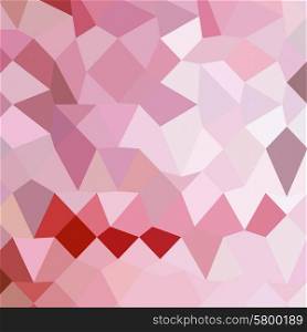 Low polygon style illustration of a cameo pink abstract geometric background.. Cameo Pink Abstract Low Polygon Background