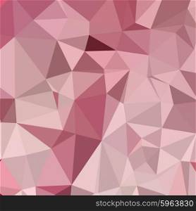 Low polygon style illustration of a carnation pink abstract geometric background.. Carnation Pink Abstract Low Polygon Background