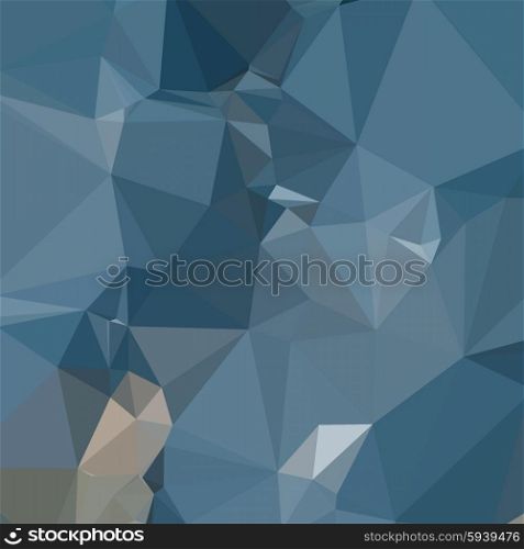 Low polygon style illustration of a cerulean frost blue abstract geometric background.. Cerulean Frost Blue Abstract Low Polygon Background