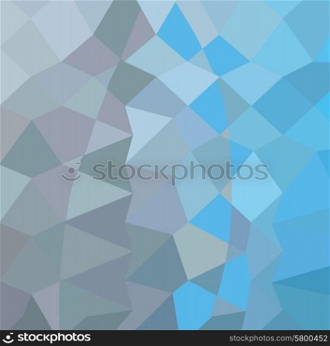 Low polygon style illustration of a clair de lune grey abstract geometric background.. Clair de Lune Grey Abstract Low Polygon Background