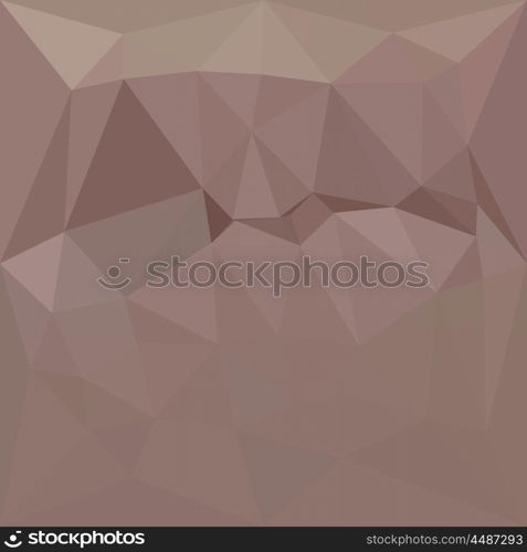 Low polygon style illustration of a copper rose abstract geometric background.. Copper Rose Abstract Low Polygon Background