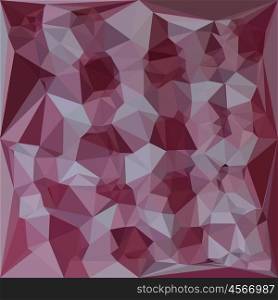Low polygon style illustration of a cornell red abstract geometric background.. Cornell Red Abstract Low Polygon Background
