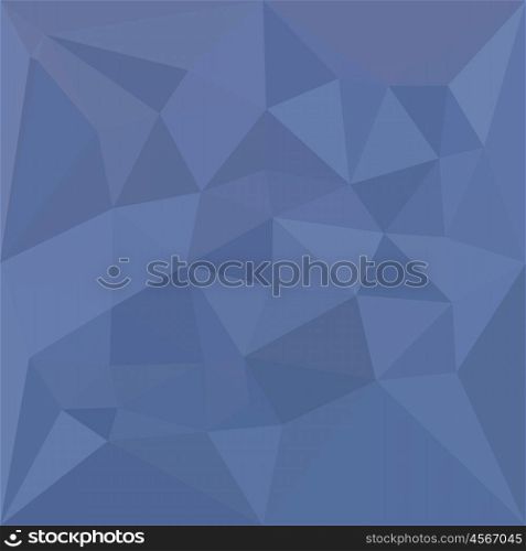 Low polygon style illustration of a cornflower blue abstract geometric background.. Cornflower Blue Abstract Low Polygon Background