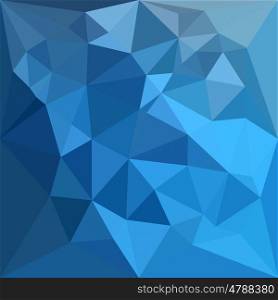 Low polygon style illustration of a cornflower blue abstract geometric background.. Cornflower Blue Abstract Low Polygon Background