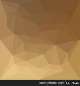 Low polygon style illustration of a dark tangerine abstract geometric background.. Dark Tangerine Abstract Low Polygon Background