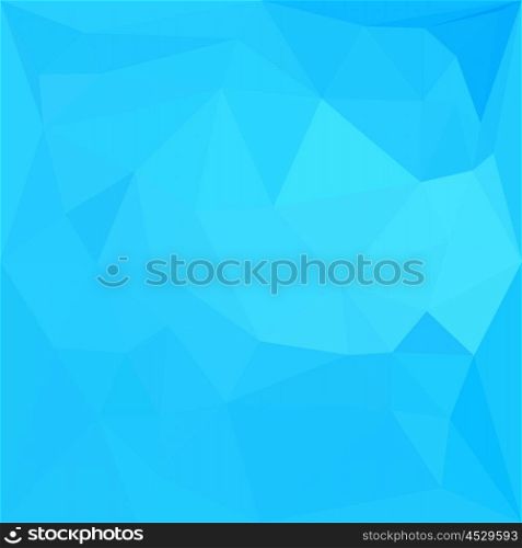Low polygon style illustration of a dark turquoise abstract geometric background.. Dark Turquoise Abstract Low Polygon Background