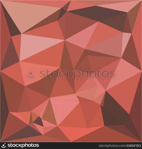 Low polygon style illustration of a deep pink abstract geometric background.. Deep Pink Abstract Low Polygon Background