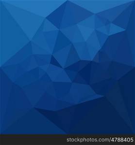 Low polygon style illustration of a egyptian blue abstract geometric background.. Egyptian Blue Abstract Low Polygon Background