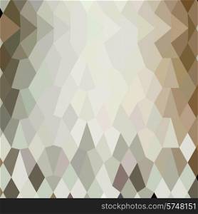 Low polygon style illustration of a field drab abstract background.. Field Drab Abstract Low Polygon Background