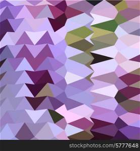 Low polygon style illustration of a floral lavender abstract geometric background.. Floral Lavender Abstract Low Polygon Background
