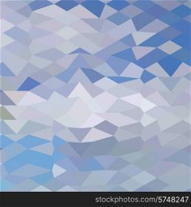 Low polygon style illustration of a grey ocean wave abstract background.. Grey Ocean Wave Abstract Low Polygon Background