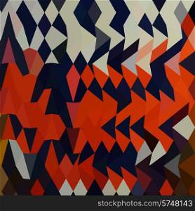 Low polygon style illustration of a harlequin abstract background.. Harlequin Abstract Low Polygon Background