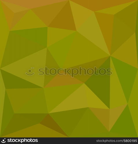 Low polygon style illustration of a heart gold green abstract geometric background.. Heart Gold Green Abstract Low Polygon Background