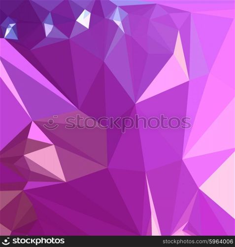 Low polygon style illustration of a light medium orchid purple abstract geometric background.. Light Medium Orchid Purple Abstract Low Polygon Background