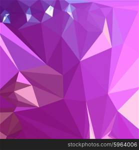 Low polygon style illustration of a light medium orchid purple abstract geometric background.. Light Medium Orchid Purple Abstract Low Polygon Background