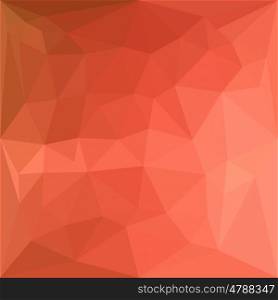 Low polygon style illustration of a light salmon abstract geometric background.. Light Salmon Abstract Low Polygon Background