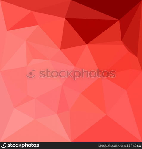 Low polygon style illustration of a medium violet red abstract geometric background.. Medium Violet Red Abstract Low Polygon Background