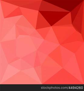 Low polygon style illustration of a medium violet red abstract geometric background.. Medium Violet Red Abstract Low Polygon Background